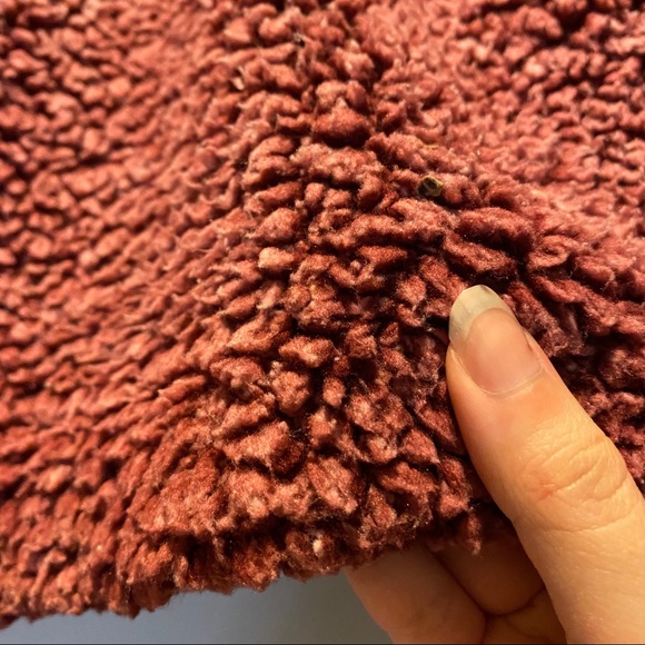 Seattle University crop fleece size S red - Picture 3 of 5